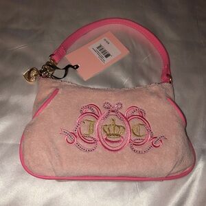 Juicy Couture Pink Diamond Pink Lemonade Lovers Club Wristlet Purse NWT